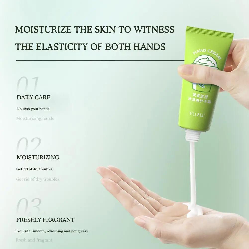 5pcs Creamy Tea Hand Cream Moisturizing Hand Cream