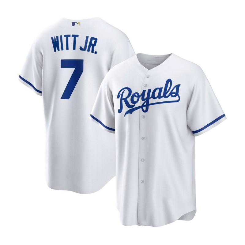 MLB Kansas City Royals Baseball Jersey Custom Number 7 Or 16 Embroidered Sportswear Men Women Fall