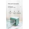 Portable USB Rechargeable Air Cooler - 3-in-1 Mini AC Fan with 7 Color LED, 4000mAh Battery for Home/Office/Camping