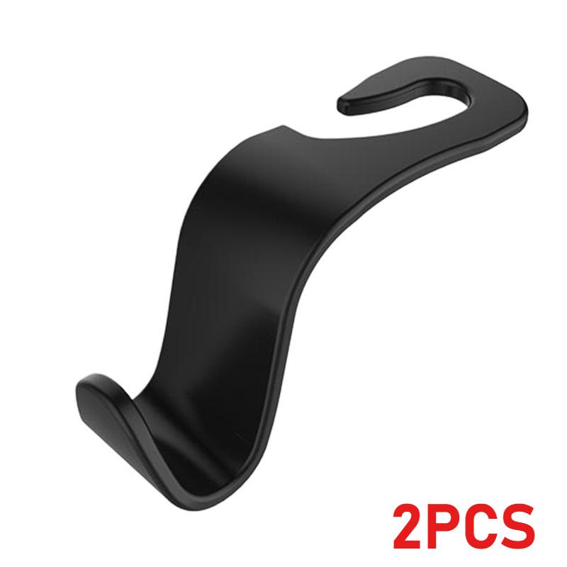 2PCS Car Front Seat S-Shaped Seat Hook Concealed Bracket Storage Hook Essential Practical Tool Interior Accessories
