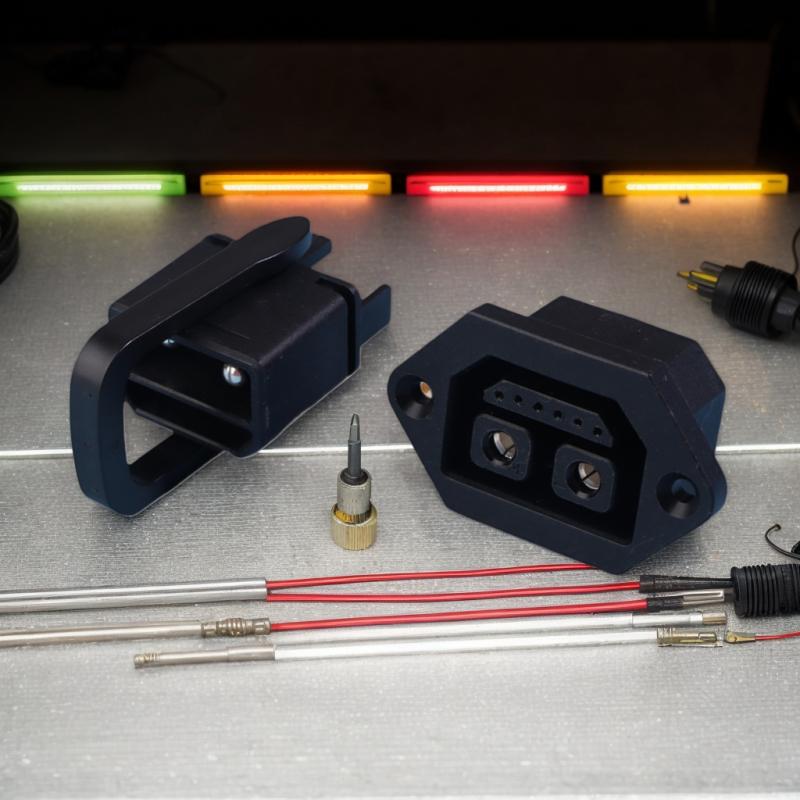 E-bike Male Female 8Pin Connectors 2+6 50A Lithium Battery Connector High Current Electric Vehicle Discharging Power Plug Socket