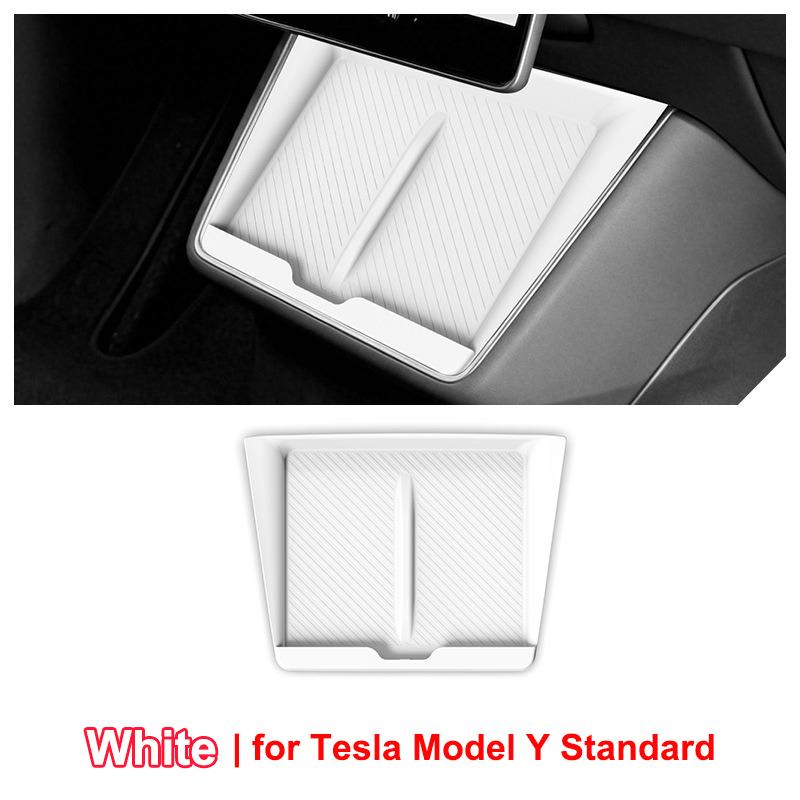 for Tesla Model Y Standard 2026 2025 Wireless Charging Pannel Protector Pad Phone Holder Anti-slip Cushion Silicone Protect Mat