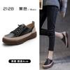 2025 new spring, summer and autumn soft-soled low-top single shoes large size retro flat-bottomed round head first-layer cow women's shoes