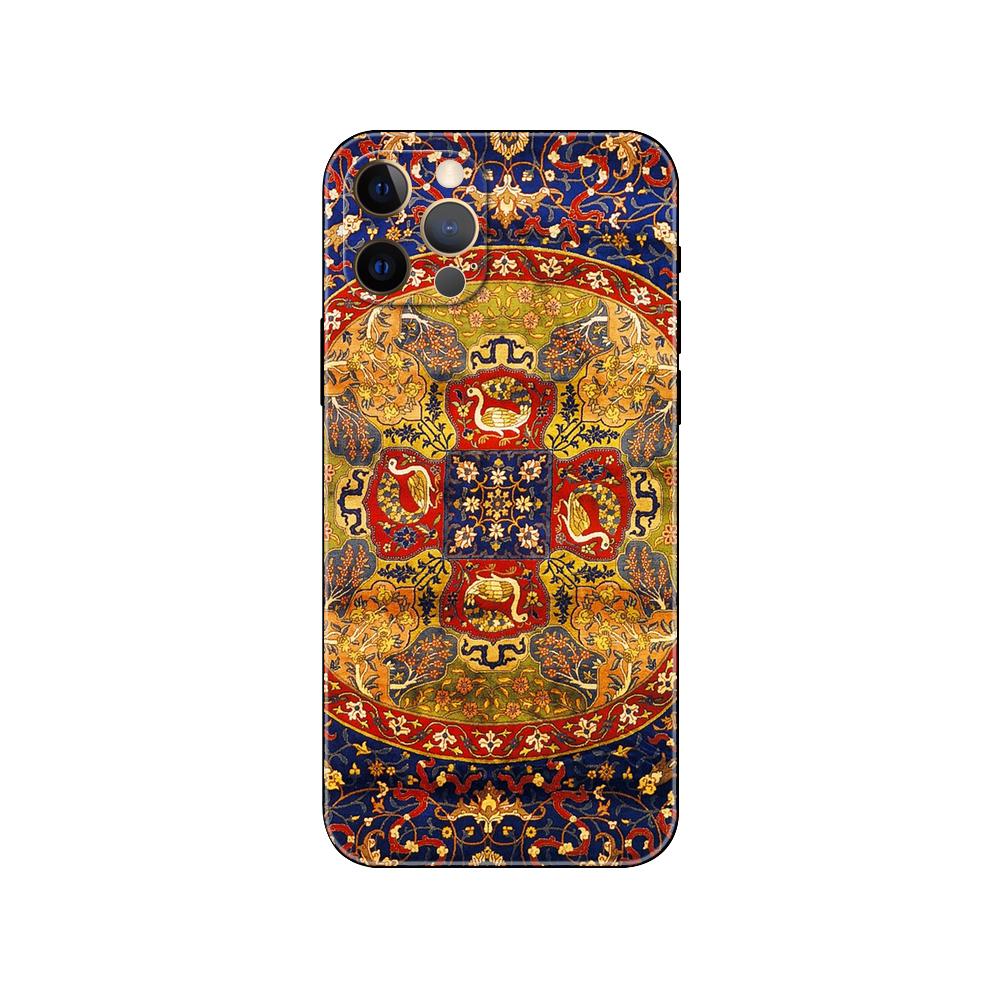 

Чорний тпу чохол для iphone 5 5s se 2020 6 6s 7 8 plus x 10 XR XS 11 12 mini pro MAX задня кришка перський килим квітковий візерунок iphone se 2020