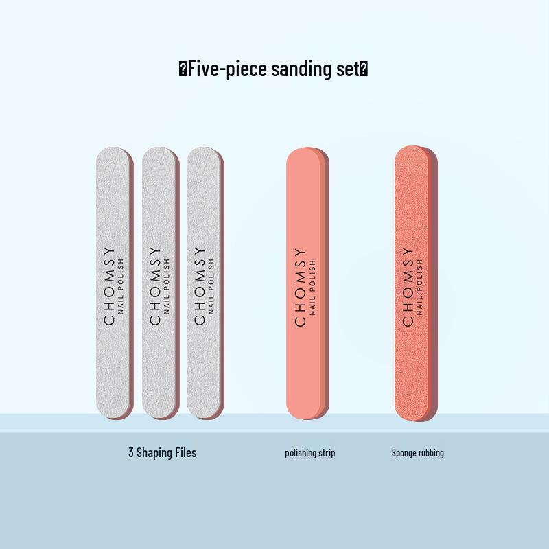 Complete Manicure Set: Nail Files, Dead Skin Remover, Finger Nail Tools, Polishing & Sanding Strips