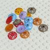 Non-Toxic 30Pcs Colored Mushrooms Small Building Block Flower Stem Plant Landscape Farm Ornament Compatible With Lego Garden 12992 4740