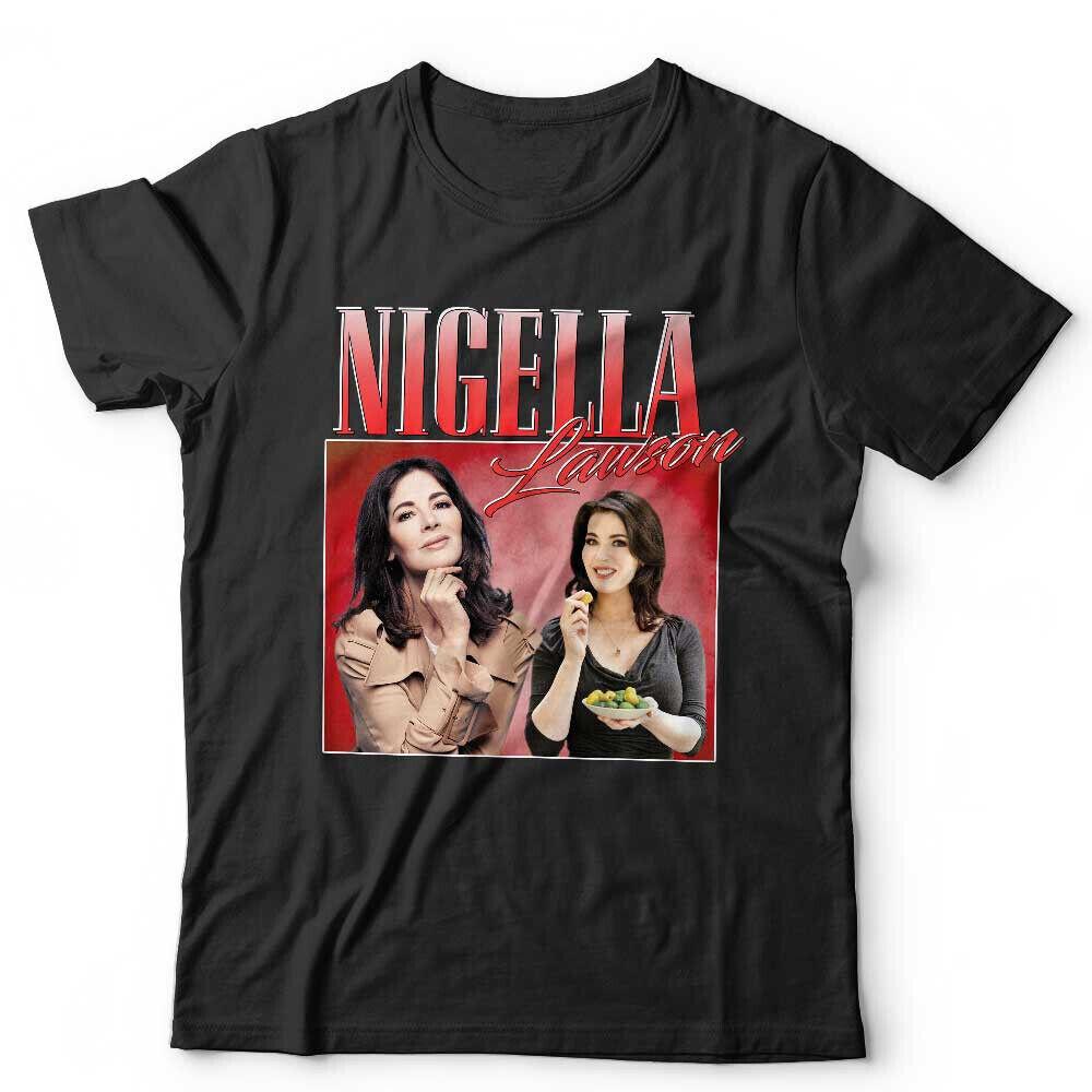 Nigella Lawson Tshirt Appreciation Unisex Throwback Homage Funny Cook Stag Hen