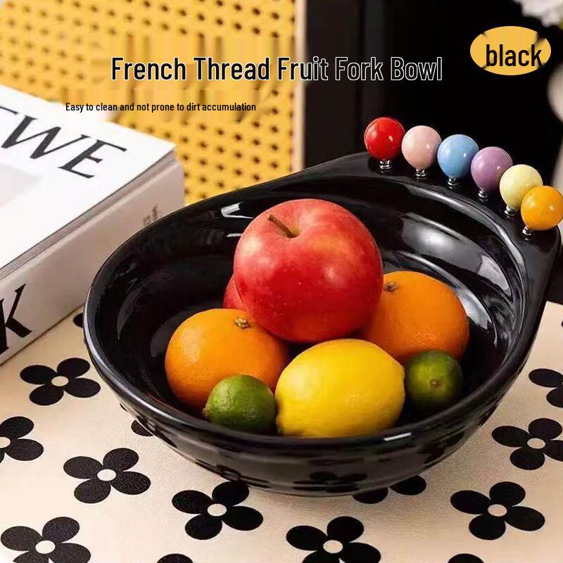 French Threaded Melamine Fruit Bowl Set