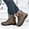 Männer stiefel 2024 neue Winter Hausschuhe Warme Männer Schuhe Wasserdicht Rutschfeste Plüsch Turnschuhe Männlichen tenis schuhe Stiefel Männer Turnschuhe winter