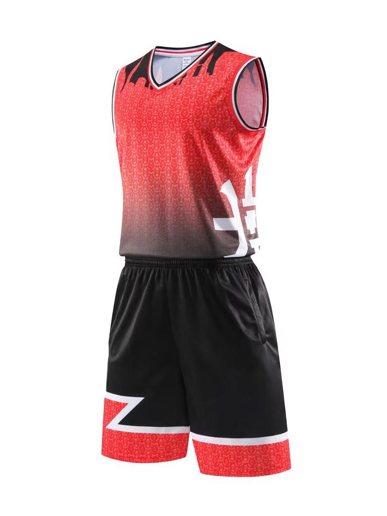 Speedy Custom Basketball Training Vest: Unisex Children's & Men's Printed Jersey Set with Team Numbers.