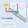 1pc Thickened Felt Water Absorbing Sticker Self Adhesive Window Glass Anti Condensation Water Absorption Winter Window