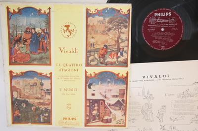 LP Record I MUSICI, FELIX AYO - Vivaldi - Le Quattro Stagioni SLP9503 PHILIPS Brazil Classical Used