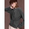 Women's French Style Round Neck Knit Cardigan