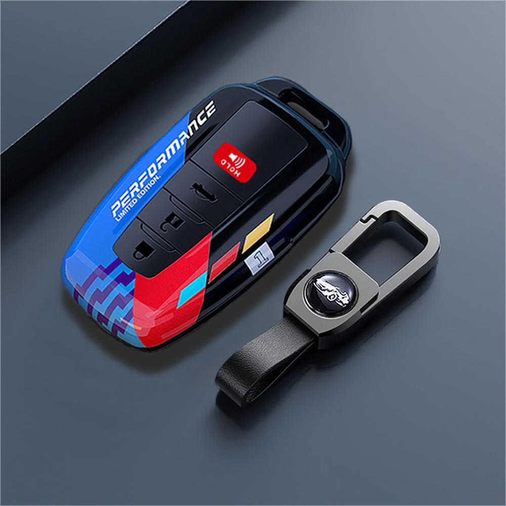 Abs Auto Key Fob Cover Case Housing Remote Fit For Toyota Chr Camry Corolla Rav4 Highlander C-Hr Prius Land Cruiser Prado Key Ring Auto Accessories