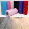 6in X 10Yards/Set Glitter Sequin Tulle Roll Wedding Decoration Fabric Tutu Dress DIY Organza Baby Shower Party Supplies Material