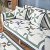Sofa Cushion Four Seasons Universal Pure Cotton Cushion Simple Modern Nordic Cotton Non-Slip Sofa Towel Cover Cloth Cushion Summer