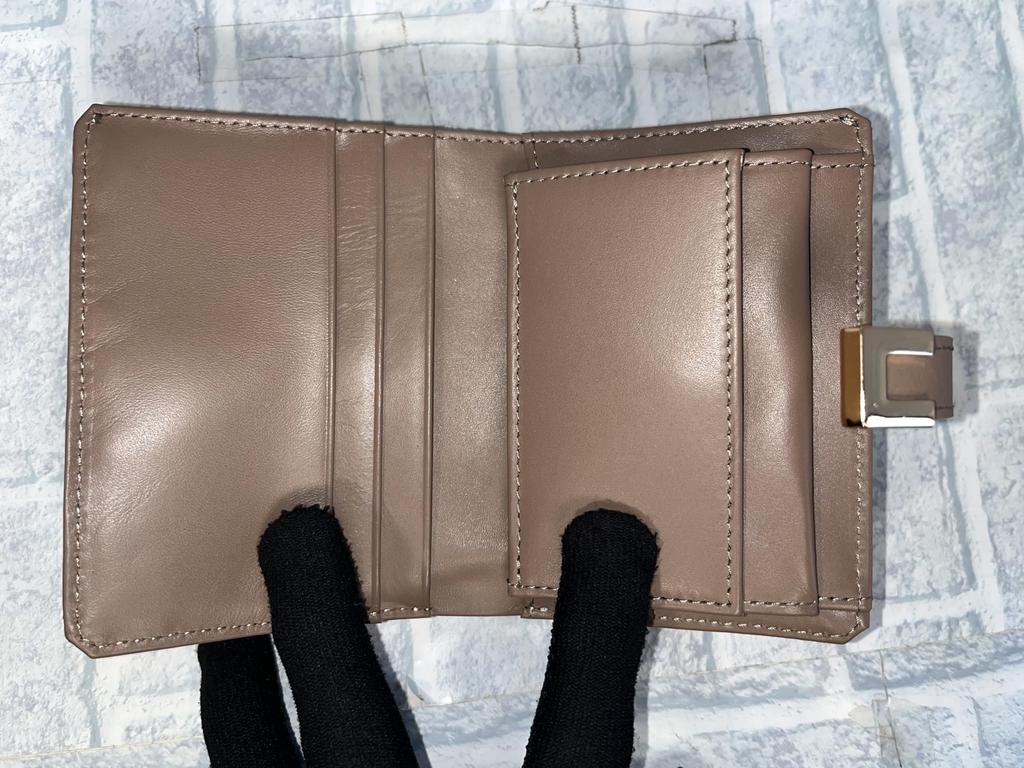 GUODI Wallet with Card Genuine Crocodile Matte Bi-fold Case, Leather, Finish, TK-10CW037 (Ruby)