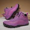 Warm Snow Boots Fashion High-top Winter Walking Shoes Men Women Plush Warm Cotton Shoes Non-slip Outdoor Hiking Sneakers