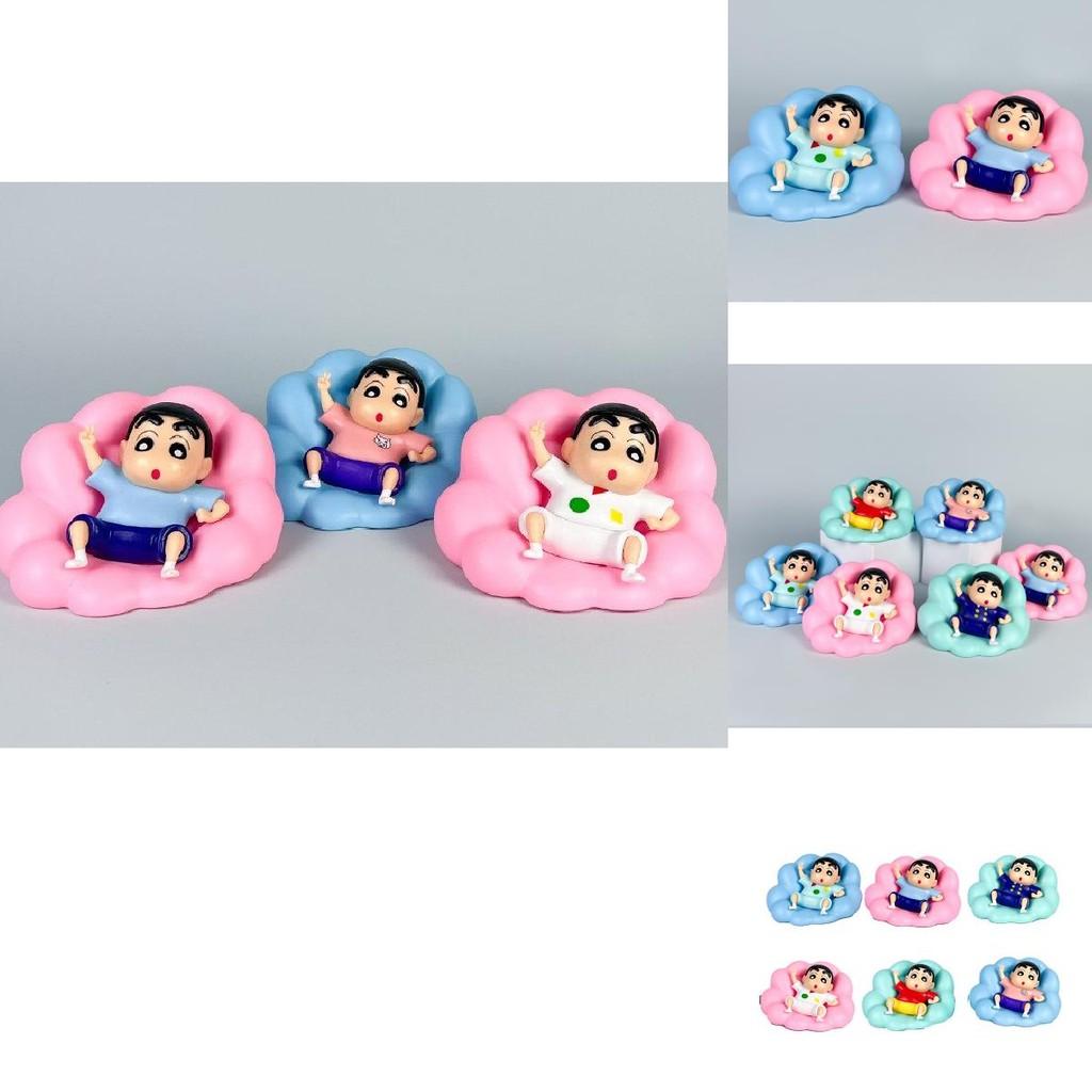 Adorable Crayon Shinchan Figurine Cute Cartoon Character In Cloud Pajamas For Collectors