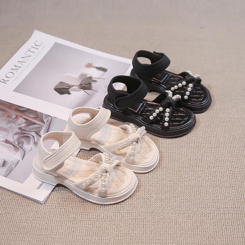 Foreign style fashion princess sandals 2025 summer new versatile casual shoes children soft-soled foreign style beach shoes