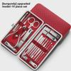 Stainless Steel Nail Clipper Set: Multifunctional Manicure & Pedicure Tools