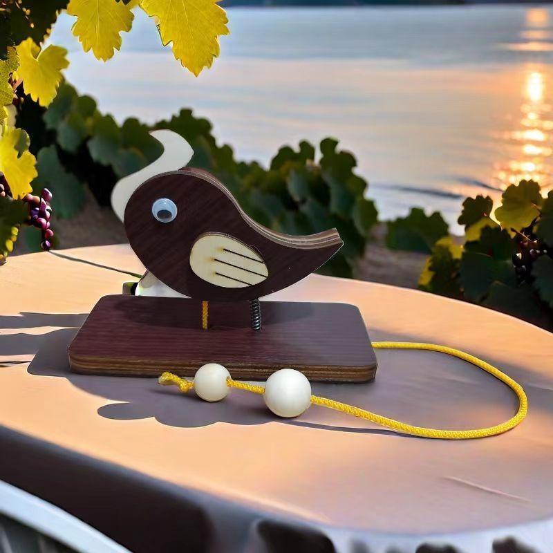 Woodpecker Doorbell Drag and Knock Decorative Pendant Homestay Creative Decoration Household Handmade Doorbell