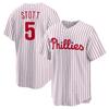 Philadelphia Phillies Mens Embroidered Baseball Jersey Fan Tee Cotton Long Sleeve Top Fall