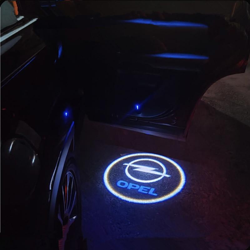 Car Interior Courtesy Door Light LED Car Welcome Light For Opel Astra Insignia Corsa Zafira Meriva Mokka Vivaro Vectra Antara