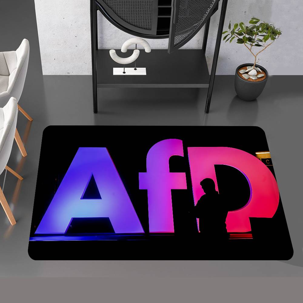 Political AfD Logo Room Mats Anti-slip Absorb Water Long Strip Cushion Bedroon Mat Household Carpets