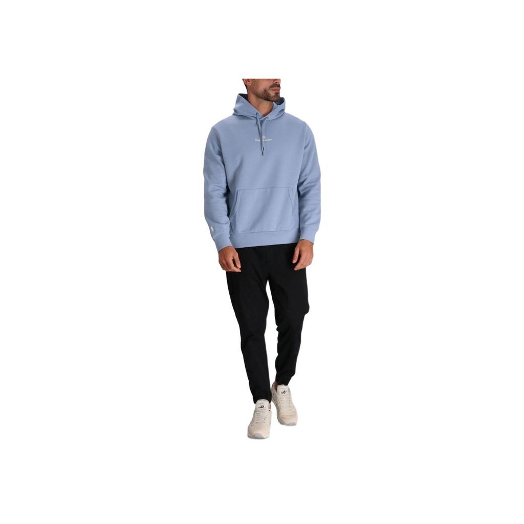 Polo Ralph Lauren Ss24 Kapuzenpullover mit Langen Ärmeln und gesticktem Buchstabenlogo Herren sweatshirt Hellblau 710936586-010