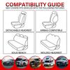 Car Seat Cover PU Leather Full Set Full Surrounded Seat Protector Cover Universal Waterproof Seat Cover Auto Interior Accessory