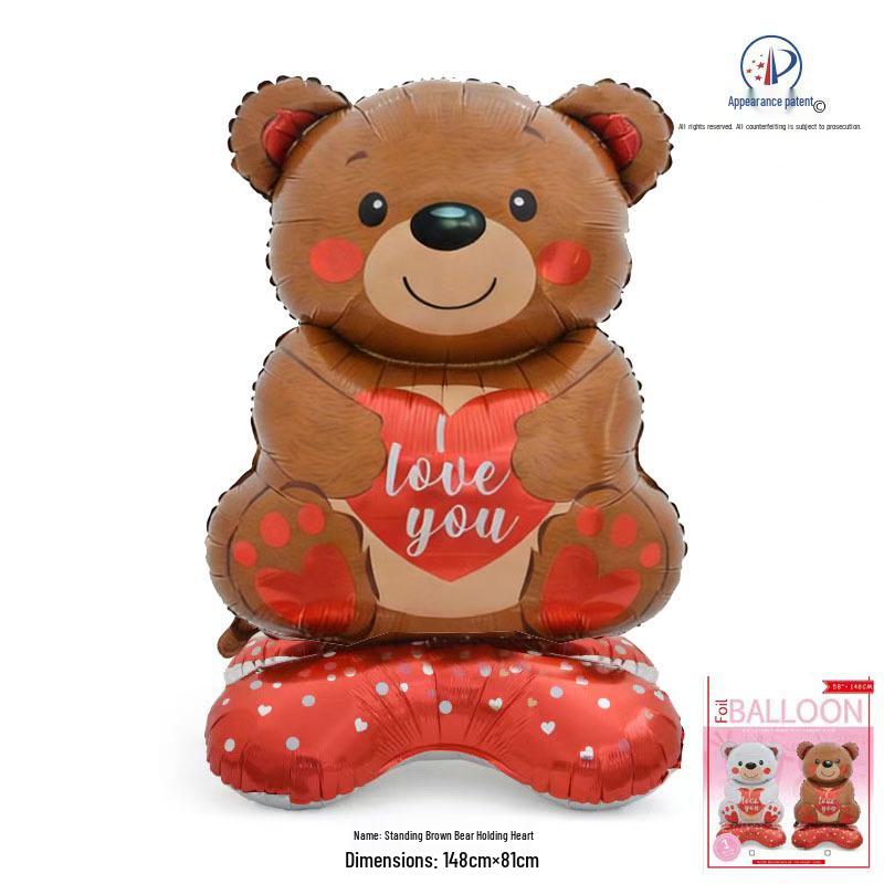 Trendy 40" & 65" Heart Foil Balloons for Valentine's, Proposals, Engagements & Weddings