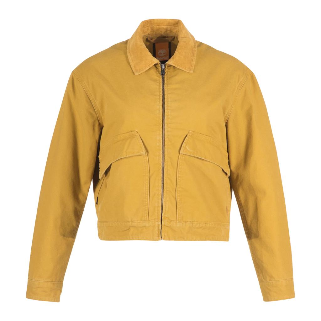 Timberland Women's Strafford Quilted Washed Canvas Jacket, Chai Tea, Size L (TB0A5ZTFEFM1)