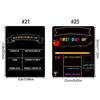 First and Last Day of Chalkboard Board Reversible Message Board Double-Sided Blackboard For Preschool Kindergarten