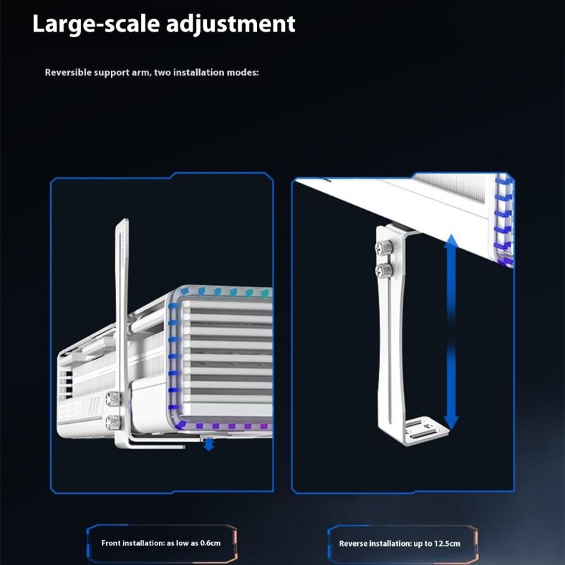 Vertical Graphics Card GPU Support Video Card Sagging Holder Bracket L Shape GPU Support Bracket for Desktop PC