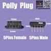 Ebike Hailong Plug Connector-Polly Super73 Battery Power Discharge Plug-Ebike Hailong/Polly Battery Plug 4pins/5pins