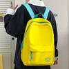 New contrasting colors cute cartoon backpack small fresh middle school students daily commuting light large capacity backpack