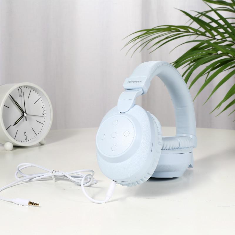 2025 Universal Wireless Bluetooth Headphones with Long Battery Life, Card Slot, and Earbuds for Men and Women