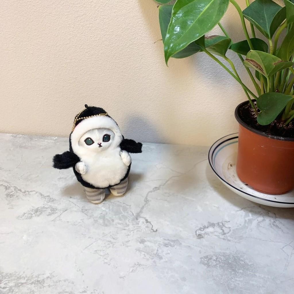 Adorable Plush Cat Keychain Cute Standing Cat Stuffed Animal Charm