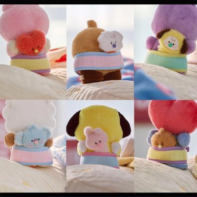 BT21 Baby Newborn Season 2 Plush & Baby Carrier Costume Closet Set (7 Options)