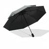 1pc Safari Elephant Print Automatic Opening and Closing Folding Umbrella with 8 Iron Ribs - Portable, Foldable for Travel Yy251124081