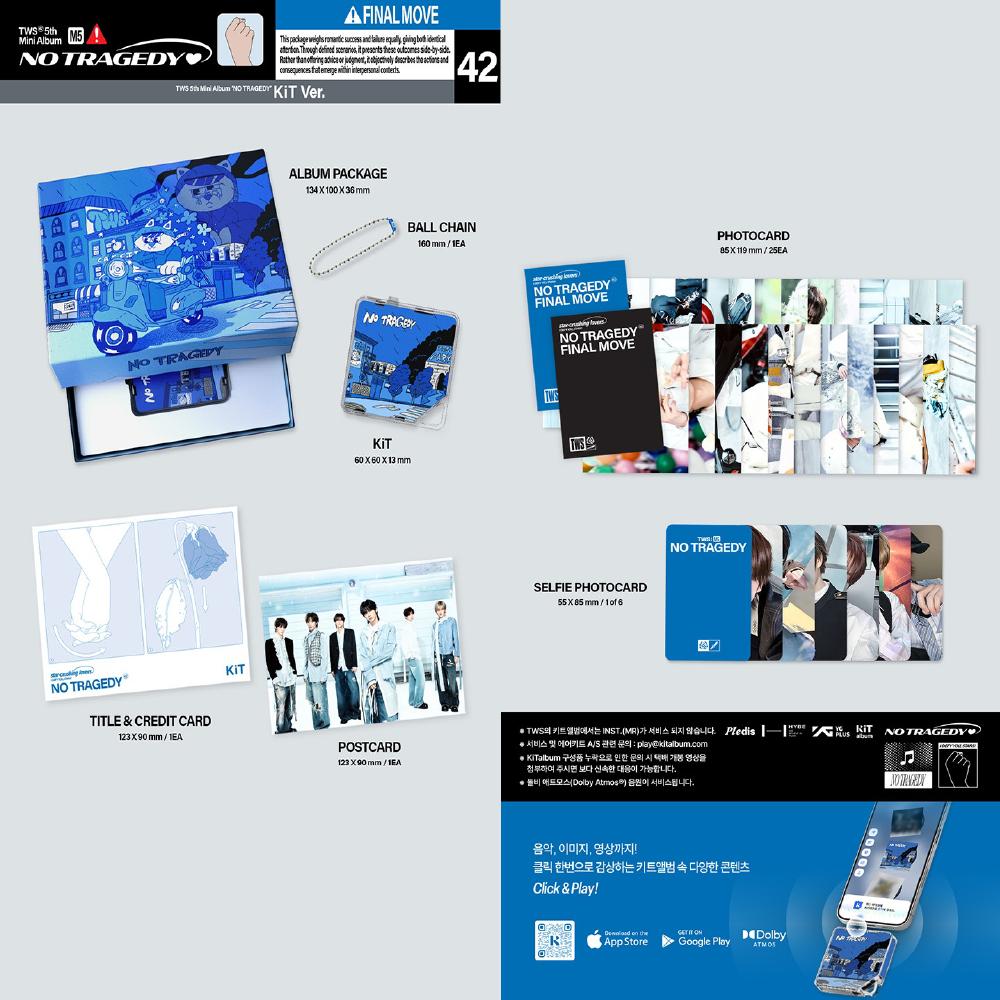 Pre-order TWS 5th Mini Album NO TRAGEDY KiT ver.