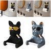 Modern European Wall-mounted Toilet Paper Holder with Sunglasses And Dog Motif. Ideal for The Home.