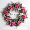 Artificial Flowers Wreath Decoration Christmas Wedding Garland Home Decor Gifts