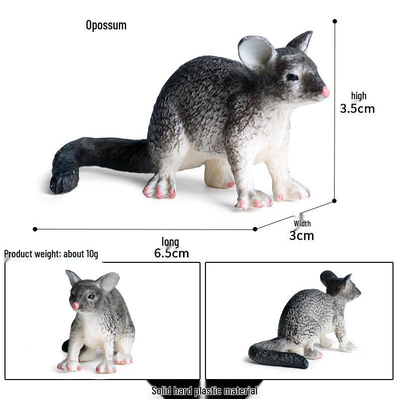 Simulation Animal Model Toys - Mouse, Marmot, Flying Squirrel, Naked Mole Rat, Squirrel, Weasel, Golden Hamster Ornaments