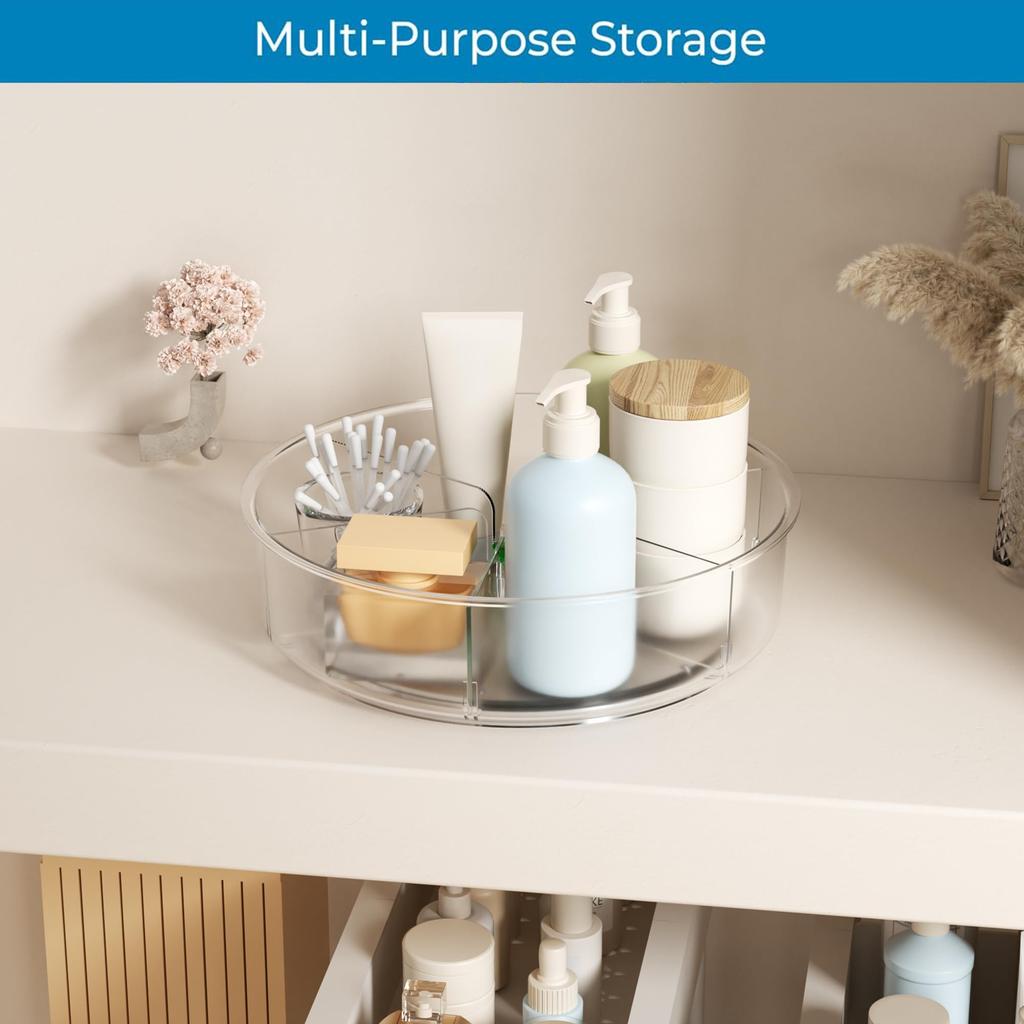 Lazy Susan Organizer for Cabinet Turntable Organizer Lazy Susan Turntable for Cabinet Lazy Susan for Refrigerator Rotating Organizer for Refrigerator