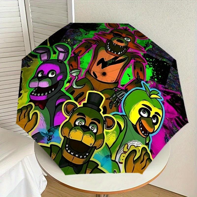 1pc FNAF Themed Umbrella for Men & Women, Valentine s Day Christmas Decorative Umbrell014