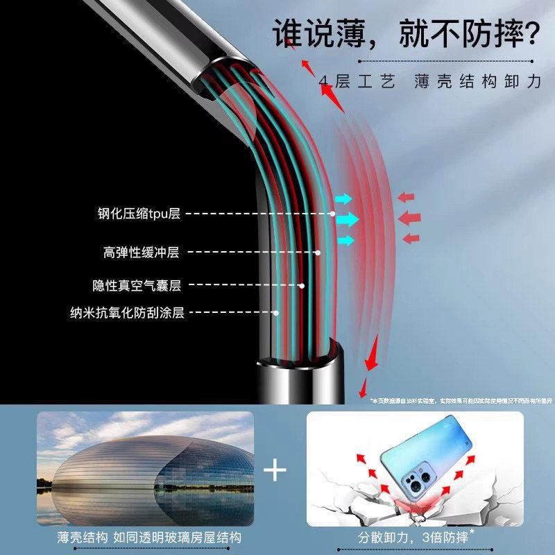 Applicable To Opporeno11 Mobile Phone Case, Transparent Anti-drop Protective Case, Ultra-thin and Borderless Half Pack, Simple and Advanced Sense