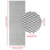 Universal Grill Net Car Front Aluminum Mesh Grille Bumper for Fender Hood Vent C