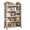 Jmo Multi-layer Microwave Oven Floor-standing Storage Rack with Gap Shelves